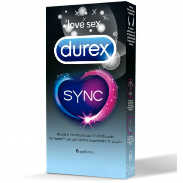 DUREX SYNC ritardante e stimolante da 6 pz
